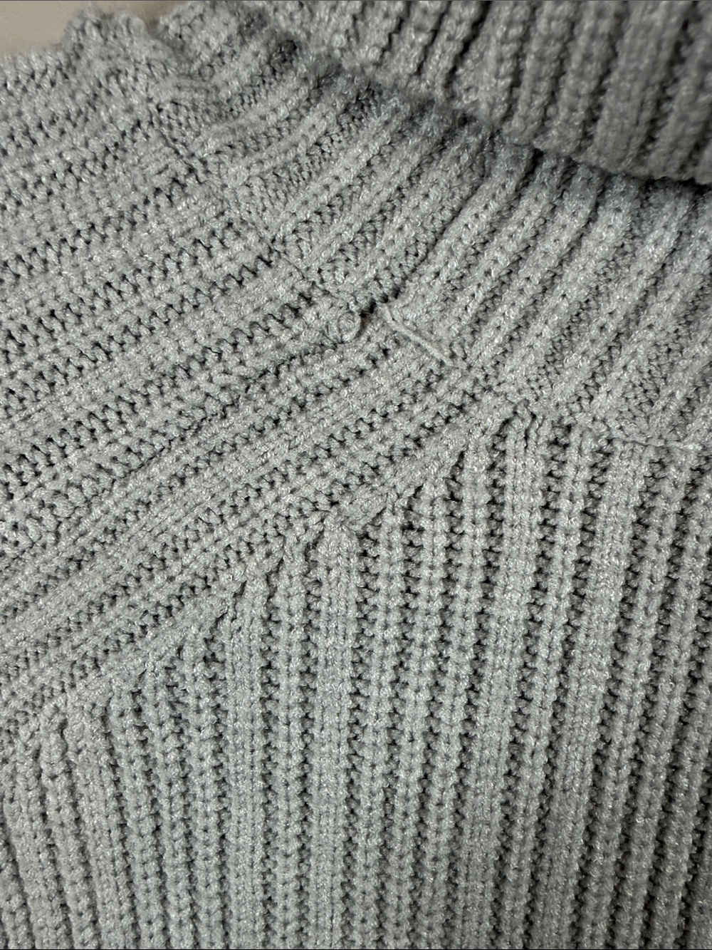 7 Diamonds Men's Turtleneck Sweater in Light Gray - Picture 7 of 7